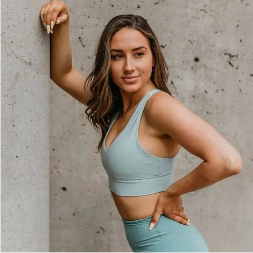 Balance Athletica Isla Light Blue Sports Bra